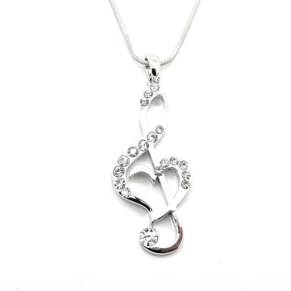 Treble Clef Necklace Music Note